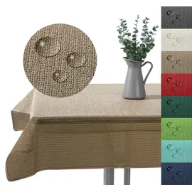 heimtexland Outdoor Tischdecke Typ883 130 x 160 cm Braun