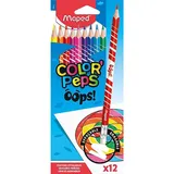 Maped COLOR'PEPS Buntstifte farbsortiert, 12 St.