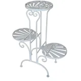 Hti-Living CELIA Blumentreppe 63 x 22 cm Weiß