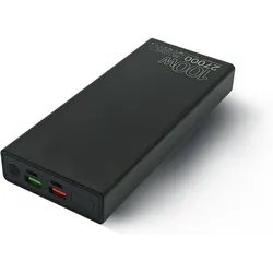 Powerbank Gravity 27'000 mAh | Leistungsstarke externe Batterie für Computer SCHWARZ No Size