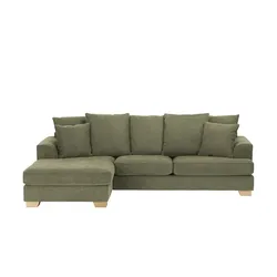 SOHO Ecksofa  Franka , grün , Maße (cm): B: 268 H: 87 T: 161