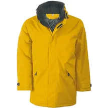 Kariban Herren Parka Kapuzenparka Regenmantel Isolierjacke Winterjacke, Größe:S, Farbe:Gelb - Gelb - S