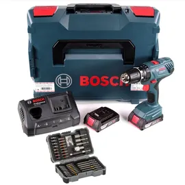 Bosch GSB 18V-21 Professional inkl. 2 x 2 Ah + L-Boxx 06019H1105