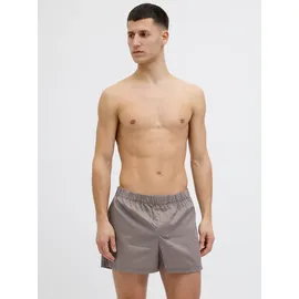 JACK & JONES Boxershorts Milano in Grün/Weiß/Braun S
