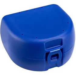 Prothesen Zahnspangenbox universal dunkelblau