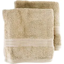 Vivess Handtuchset 50 x 100 cm beige 2 St.