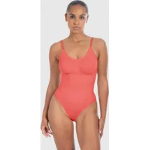 SMILODOX Damen Shapewear String Bodysuit Nysa Rosa rosa XL