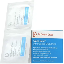 DR DENNIS GROSS Alpha Beta Ultra Gentle Daily Peel 5 day Packettes