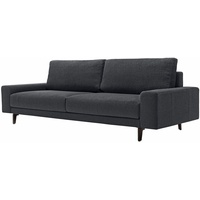 HÜLSTA sofa 3-Sitzer »hs.450«, Armlehne breit niedrig, Alugussfüße in umbragrau, Breite 220 cm grau