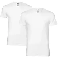 Puma Basic Herren T-Shirt Round Neck weiß M