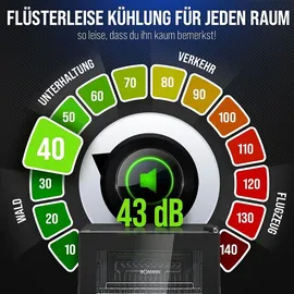 Bomann KSG 7287 Getränkekühlschrank (63 l, 740 mm hoch, Schwarz)