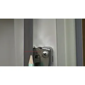 ABUS Stangenset Wintecto One Fos550,fos650 75/75cm Plastikhülle/stahl silber