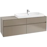 Villeroy & Boch Waschbeckenunterschrank Collaro 4 Auszüge 160 x 54,8 x 50 cm Taupe