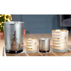 Gilde Glas Windlicht Sternstunden