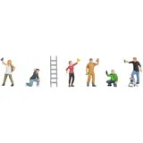 NOCH Graffity Sprayer Figuren-Set für Modellbau 1:160 N