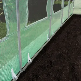 TOOLPORT Foliengewächshaus Gewächshaus 2x3m stabil - (8933)