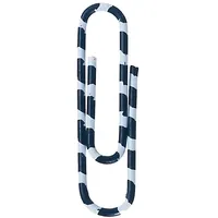 Alco Briefklammer ZEBRA Metall 28mm weiß-schwarz