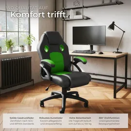 Tectake Mike schwarz/grün