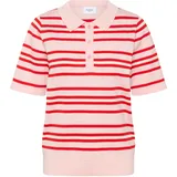St Tropez Strickpullover PilaSZ Chalk Pink / Rot / Multi Stripe M