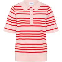 St Tropez Strickpullover PilaSZ Chalk Pink / Rot / Multi Stripe M
