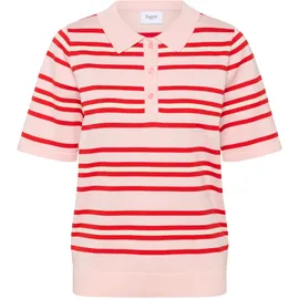 St Tropez Strickpullover PilaSZ Chalk Pink / Rot / Multi Stripe M