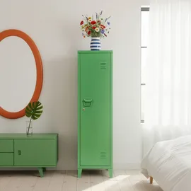 [en.casa] Einzelspind Kurikka 137x38x38 cm Apfelgrün