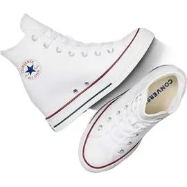 Converse Chuck Taylor All Star Damen Plateau Weiß/Rot/Blau 38