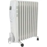 Perel Ölradiator 11 Rippen, 3 Heizstufen, LCD-Display,