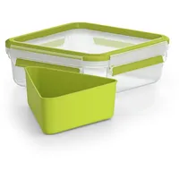 Emsa CLIP & GO Sandwichbox grün 5,8 cm hoch 0,85 l