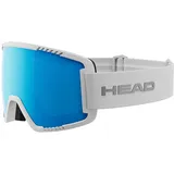 Head Unisex – Adult CONTEX Ski-und Snowboardbrille Skibrille, blau/weiß, L