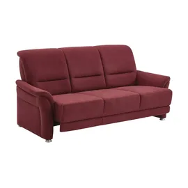 meinSofa Einzelcouch Mikrofaser 1-Sitzer Rot