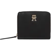 Tommy Hilfiger Damen Geldbörse Logotape Klein, Schwarz (Black), Einheitsgröße