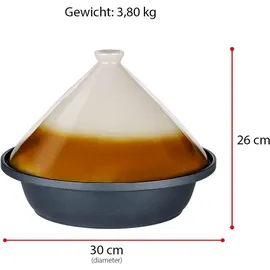 Alpina Tajine Kochtopf 25 cm rund