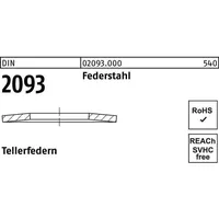 Industrial Quality Supplies DIN 2093 Tellerfeder Stahl 200x92,0x10,0mm
