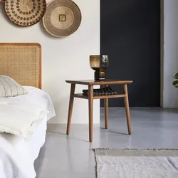 Nachtschrank Nachttisch skandinavisches Design Vintage aus massivem Teak