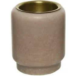 Teelichthalter Marmor Kerzenständer für Teelichter o. LED Teelichter H: 7cm rosa
