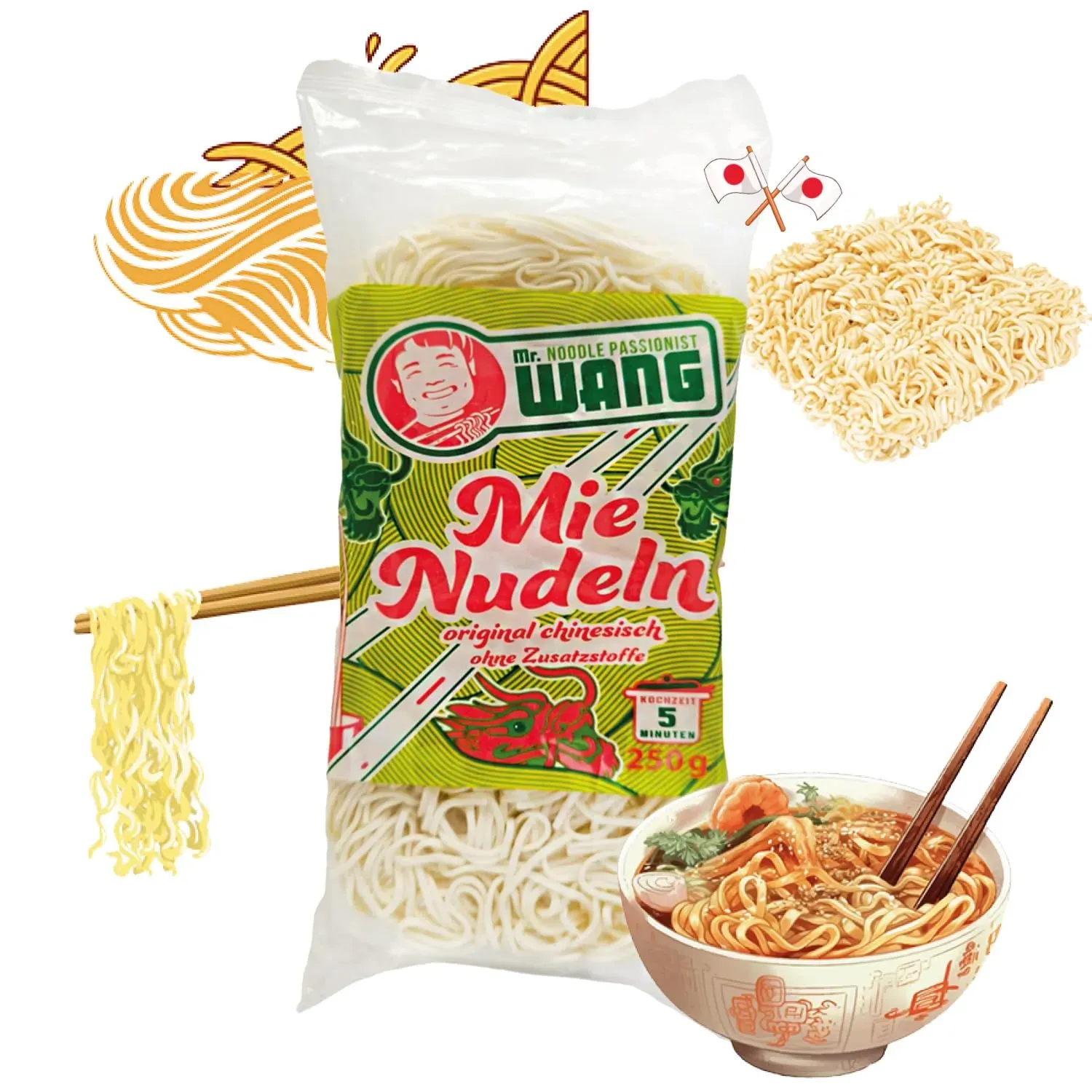 MR. WANG Mie Nudeln 250g