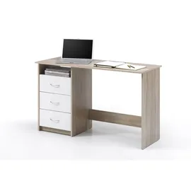 Bega Schreibtisch Adria Eiche Nachbildung/weiß matt