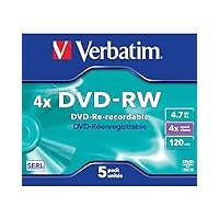 Verbatim DVD-RW 4.7 GB – 1 Stück