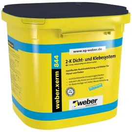 SG weber weber.xerm 844 6 kg hochflexible Reaktivabdichtung und Fliesenkleber