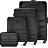 WITTCHEN Globe Line Koffer-Set 4-tlg. schwarz