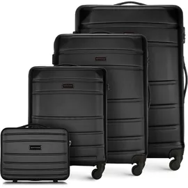 WITTCHEN Globe Line Koffer-Set 4-tlg. schwarz