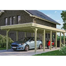 Einzelcarport SKANHOLZ "Friesland", grün, H: 221cm, Carports