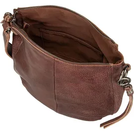 FredsBruder My Forever Friend Midi Schultertasche Leder Dark Chocolate