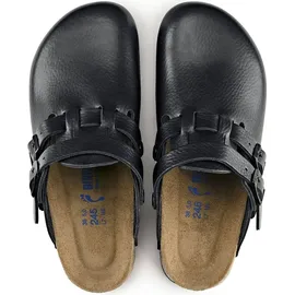 Birkenstock Kay Superlauf, WB, Naturleder, schwarz/rot, normal, Größe 41