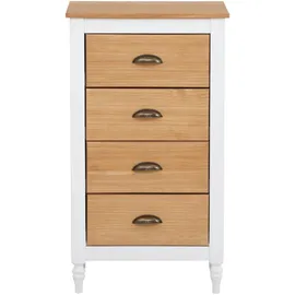 dorel home furnishings Kommode Rini 45 x 80 x 35 cm Weiß