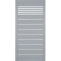 BM Massivholz BM Serie 106 Grundelement 90x180 cm Hellgrau