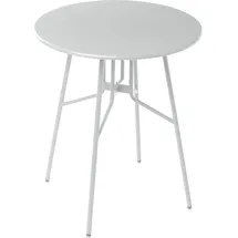 Beliani Gartentisch Ø 64 x 76 cm Grau