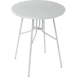 Beliani Gartentisch Ø 64 x 76 cm Grau