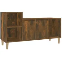 Furnicato TV-Schrank Räuchereiche 100x35x55 cm Holzwerkstoff